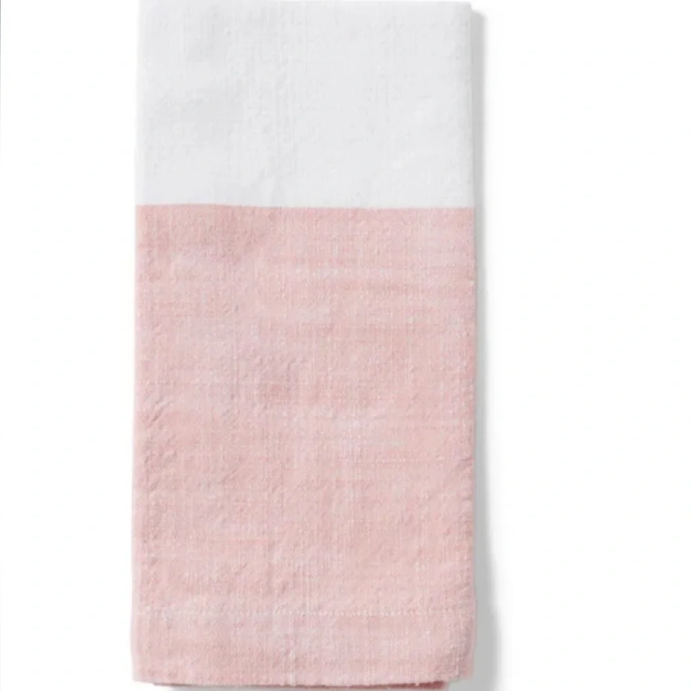 Leeway Home Everyday Cotton Napkins Rose Set of 4 NWT